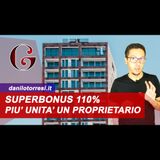 SUPERBONUS 110%: Unico Proprietario in condominio, a chi non spetta secondo l'Agenzia delle Entrate