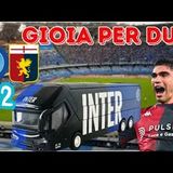 GENOA VASQUEZ e la gioia che sale anche sul pullman dell'INTER. Il GRIFONE riapre la corsa SCUDETTO