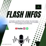 Flash Info Cyber - LinkedIn va désormais utiliser les données des utilisateurs pour entraîner son modèle d’Intelligence Artificielle