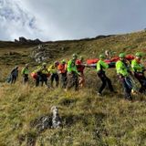 Freeclimber cade dalla falesia del Cornetto e si infortuna alla caviglia