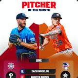 Zack Wheeler Pitcher Of The Month