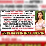 My Sister Ruined My $5K Wedding Cake—My Parents Called It Cheap | Family Drama