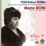 Nel Nome dell’Onore” Maria BONI, esempio fulgido di abnegazione e prima donna decorata di Medaglia d’Oro al Valor Militare