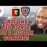 2 rigori contro ma il GENOA evita la sconfitta. Arbitraggio da sospiri le partite però vanno chiuse