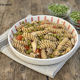 Pasta con sgombro e piselli