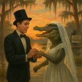 In Tallahassee, a Florida man legally married his pet alligator, Linda… and claimed her as a spouse on three years of tax returns