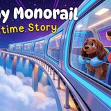 The Sleepy Monorail 🚝 🐶 BEST Cozy Bedtime Story for Kids 💤🌙 Hector _ Sunny