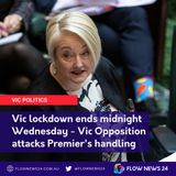 #BREAKING: Vic Lockdown ends midnight Weds - Deputy Opp. Leader @LouiseStaleyMP critical of Andrews' handling