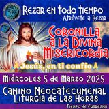 CORONILLA A LA DIVINA MISERICORDIA DE HOY. MIERCOLES 5 DE MARZO 2025. IGLESIA CATOLICA 🙏 REZAR EN TODO TIEMPO. TIEMPO DE CUARESMA.