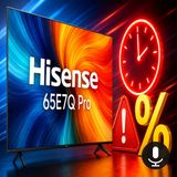Hisense 65E7Q Pro, il QLED 144Hz in offerta a tempo