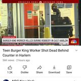 2 Kids That Work At Two Separate Burger Kings Killed Within a Week of Each Other