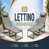 Lettini prendisole pieghevoli tectake_ l'offerta a tempo per l'estate