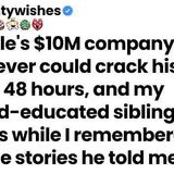 My uncle_s _10M company went to whoever solved his code_ they hired hackers_ I used his old stories