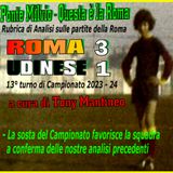 Roma Udinese 3-1 di Tony Mantineo