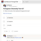 "Traditional Portuguese fish stew?" Portuguese Citizenship Test #27 #caldeirada #cataplana #açorda