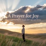 A Prayer for JOY: " When I seek lasting joy despite life’s ups and downs"