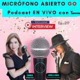 Entrevista a Jordi Llunas | MICROFONO ABIERTO GO con Tannia | Ep.217