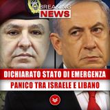 Dichiarato Stato Di Emergenza: Panico Tra Israele E Libano!