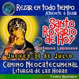 SANTO ROSARIO DE HOY. JUEVES 31 JULIO DEL 2025 MISTERIOS LUMINOSOS.  Rosario a la Virgen María. 🌹 