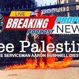 USAF Member Aaron Bushnell Sets Himself On Fire At Israeli Embassy Shouting ‘Free Palestine!’