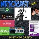 NETOCAST 1403 DE 10/03/2021 - BOLETIM DE DIREITO