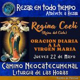 REGINA COELI (REINA DEL CIELO) DE HOY,  JUEVES 22 DE MAYO ORACION A NUESTRA MADRE 🌹LA VIRGEN MARIA 🙏. 