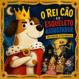O Rei Cão e o Mistério do Esqueleto de Halloween ｜【Conto infantil】