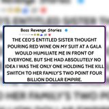 She Poured Wine on Me—Then Lost $2.4B | Workplace Revenge Story