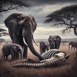 Do elephants actually visit “graveyards”?