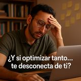 ¿Y si tu productividad fuera solo una forma elegante de evitar sentir?
