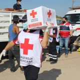 Cruz Roja Mexicana apoya afectados por sismos y lluvias