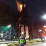 Controlan incendio de iglesia en CDMX