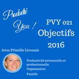 PVY EP021 OBJECTIFS 2016