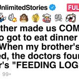 My mom made us compete for dinner when my brother collapsed_ doctors found feeding logs [FULL STORY](MP3_160K)