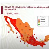 La mitad de México en semáforo naranja