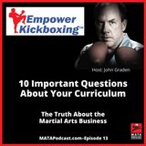 14. 10 Important Questions About Your Martial Arts School Curriculum