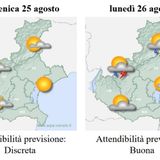 Previsioni 23-26 agosto: fine settimana di caldo afoso, in attenuazione da lunedì