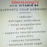 Vitamin B6 ~ HORMONE SUPPORT