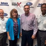 SIMON SAYS, LET S TALK BUSINESS: Scott Deaton with Dataforensics, Nancy McGill with Cartridge World Lawrenceville, and Andy Morgan with the