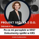 Po co mi porządek w KRS? Dokumenty spółki z o.o. w KRS