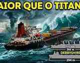 Finalmente sabemos o destino do navio do tamanho do Titanic no Triângulo das Bermudas no Japão