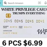 Amazon Selling White Privilege Cards