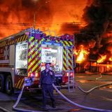 Russia says Ukraine fired massive attack, as Kyiv market hit by Moscow strikes