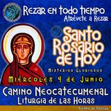 SANTO ROSARIO DE HOY, MIERCOLES 4 DE JUNIO 2025 🌹 MISTERIOS GLORIOSOS.🌹 Rezar en todo tiempo