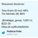 Tim Michels is Tied in polls and I enjoyed the Chicken Burn