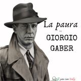 La paura di Giorgio Gaber