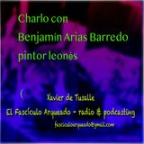 Charlo con Benjamín A. Barredo, pintor leonés