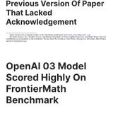 OpenAI secretly accessed benchmark data