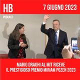 Mario Draghi al MIT riceve il prestigioso Premio Miriam Pozen 2024