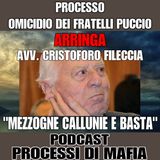 Avv. Cristofano Fileccia "MEZZOGNE CALLUNIE E BASTA" Arringa difensore Totò Riina processo omicidio dei fratelli Puccio